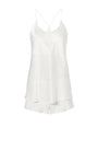 %shop_name_% Olivia von Halle_Bella Ivory Silk Camisole & Shorts _ Loungewear_ 2280.00