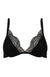%shop_name_% Fleur of England_Signature Black Lace Padded Plunge Bra _ Bras_ 1200.00