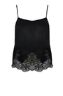 %shop_name_% Fleur of England_Signature Black Lace Silk Camisole _ Loungewear_ 1880.00