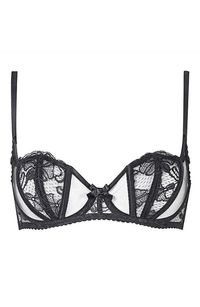 Sheer Lingerie Agent Provocateur Bras Black / 9001 / 32F/DDD/E Rozlyn Bra