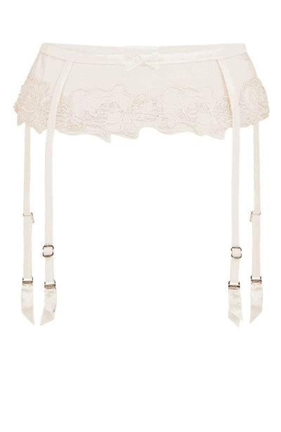 Sheer Lingerie Agent Provocateur Underwear Ivory / 9001 / 1 Lindie Suspender
