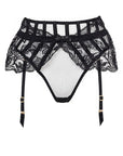 Sheer Lingerie Agent Provocateur Underwear Black / 9001 / 1 Rozlyn Suspender Thong