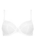 Sheer Lingerie Chantelle Bras White / 32A Parisian Allure Lace Covering Underwired Bra