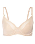 Sheer Lingerie Chantelle Bras Golden Beige / 32A Pure Light Covering Molded Bra