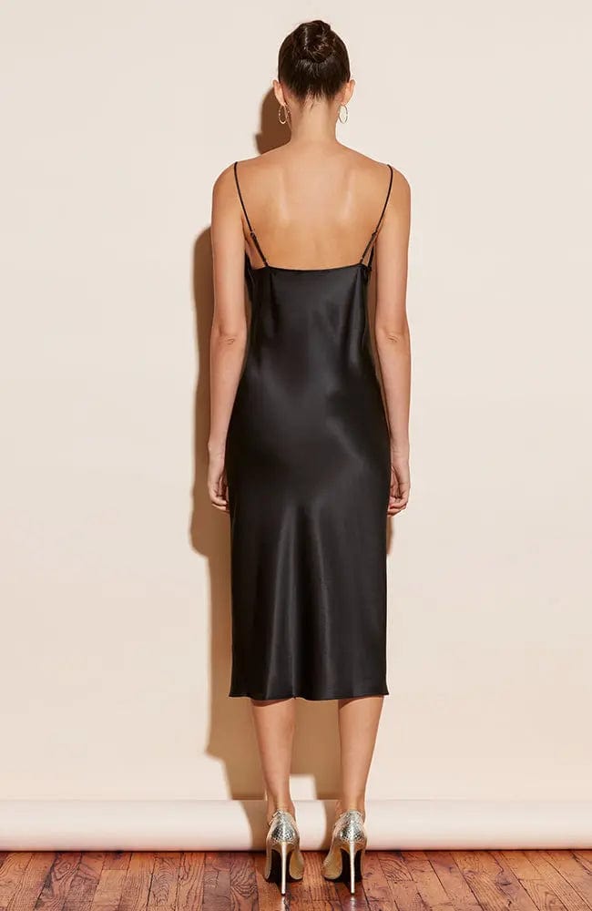 Sheer Lingerie Fleur du Mal Loungewear Cowl Neck Long Slip Dress