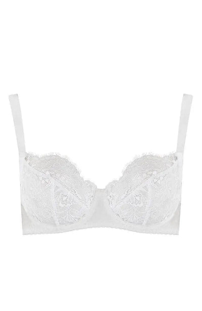 Sheer Lingerie Fleur of England Bras White / 32A Signature Lace Balcony Bra