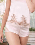 Sheer Lingerie Fleur of England Loungewear Signature Silk French Knicker