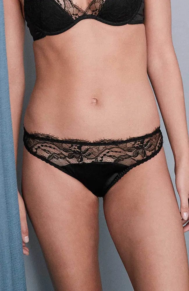 Sheer Lingerie Fleur of England Underwear Signature Silk Classic Brief