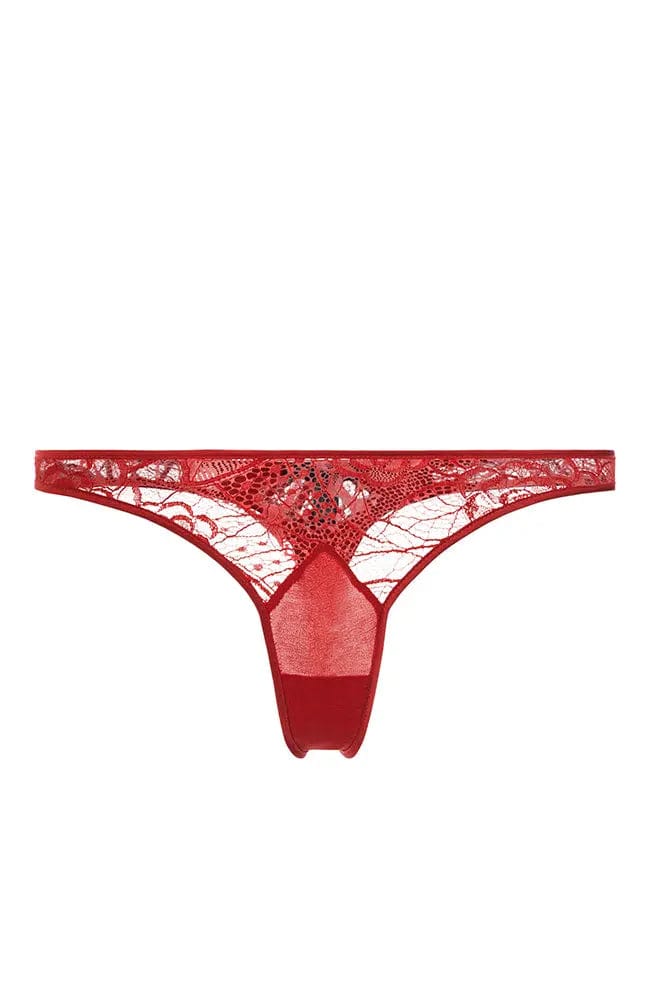 Sheer Lingerie Kiki de Montparnasse Underwear Red / 9001 / XS Coquette Thong