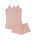 Sheer Lingerie Olivia von Halle Loungewear Oyster / XS Bella Oyster Camisole & Shorts