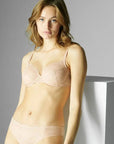 Sheer Lingerie Simone Perele Bras Karma Squared Seckline Spacer Bra
