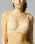 Sheer Lingerie Simone Perele Bras Karma Squared Seckline Spacer Bra